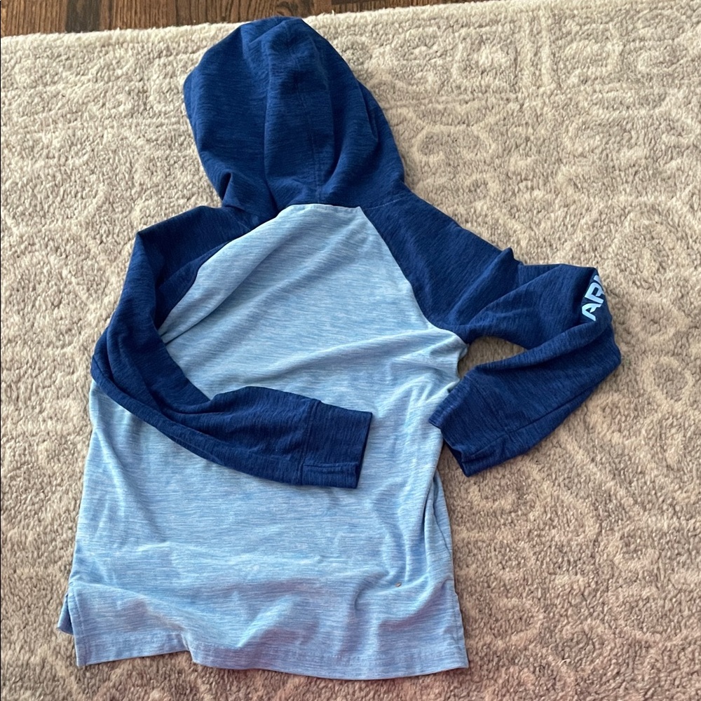 Under Armour Kids Two-Tone Blue Hoodie - Picture 3 of 4